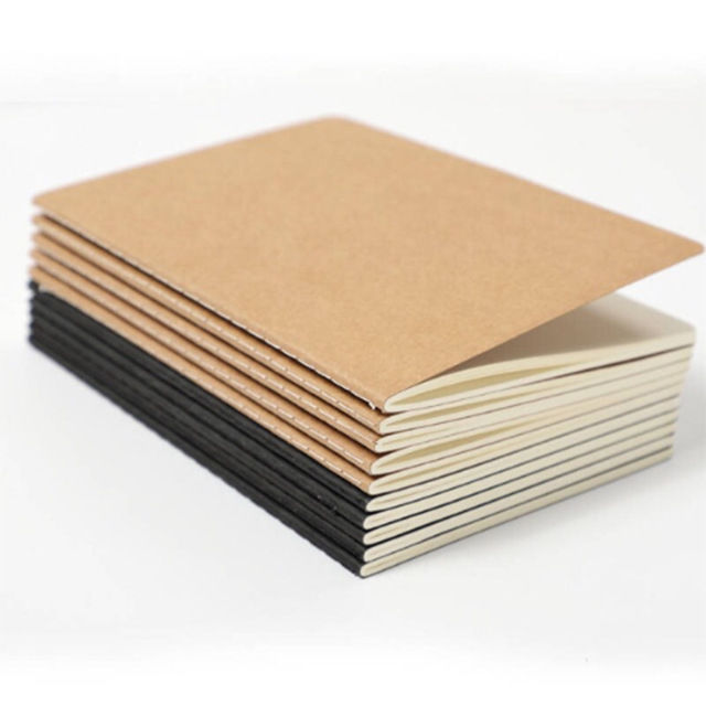 Notebook%20Vintage%20A5%20Diary%20Blank/grid/lined%20optional%2038%20sheets%20/%2076%20pages%20Sketchbook%20Grid%20Bullet%20planner%20journal%20-%20Image%203