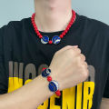 One Piece Portgas D Ace Hats Belt Bracelet Necklace Cosplay Props Role Play Accessories. 