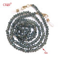 Fashion Reading Glasses Chain for Women Sunglasses Cords Casual 4mm Color Plating Beaded Eyeglass Strap Rope Masks Necklace . 