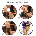 42pcs/Set Flexible Curling Rods Hair Twist Flexi Rods Hair Curlers Set Twist Foam Hairs Rollers DIY No Heat Hair Rods Rollers. 