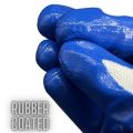 3 Pair Rubber Coated China Safety Hand Gloves, Use For Construction, Household, Farm Work, Gardening, Materials Handling, Workshop, ETC.