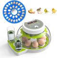 8 Eggs Chicken, 33 Eggs Birds Incubator with Automatic Egg Turning Dual Egg Tray And Humidity Control, Automatic Water Adding, LED Egg Candler, for Hatching Chickens, Duck, Quail, Goose Eggs. 