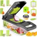 M Hub-16-in-1 Vegetable Chopper & Veggie Slicer – Multi-Function Kitchen Gadget for Effortless Meal Prep. 