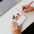 Pets Dogs Cutting Dies for Card Making Collie Dalmatian Golden Retriever Cut Die for DIY Scrapbooking Journal Embossing Paper. 