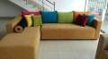 Budget L sofa. 