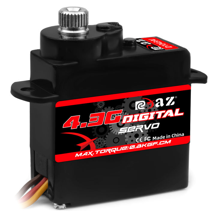 RCXAZ%204.3g%20Micro%20Digital%20Servo%20Metal%20Gear%20Mini%20Servos%20for%20WLtoys%20A959/A969/A979%201/24%20SCX24%20RC%20Car%20Airplanes%20Helicopter%20180%C2%B0%20Turn%20-%20Image%204