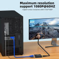 VGA to HDMI-compatible Adapter Converter 1080P HDTV With Audio For Laptop PC to HDTV Projector VGA to HDMI-compatible Adapter. 
