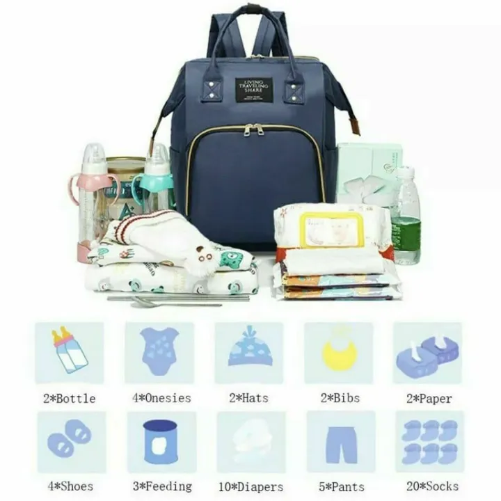 Mummy%20Bag%20%7C%20Lightweight%20%7C%20Portable%20Folding%20%7C%20Crib%20Bed%20Large-capacity%20%7C%20Baby%20Backpack%20Female%20%7C%20Mummy%20Outting%20Bag%20-%20Image%203