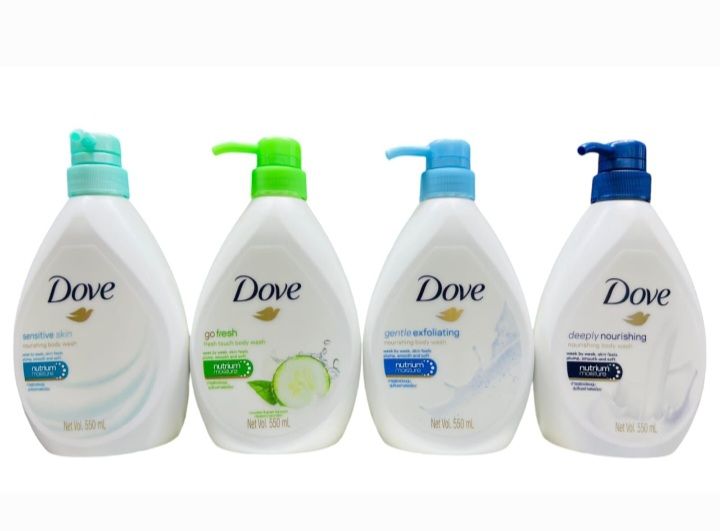 Dove Body Wash Shower Gel 550ml (Random Article)