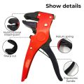 Portable Multifunctional Duckbill Wire Stripper Reset Spring Cable Crimper Utility Plastic Convenient Wire Cutter Utility. 