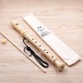 Professional Eight Hole High Pitched Flute Eight Hole Soprano Recorder Clarinet Black Sound Easy To Adjust Food Grade ABS. 