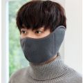 Winter Thickened Thermal Mask Women's Outdoor Cold and Wind Proof Mask Riding Ear Protector Twa in One Mask Washing.