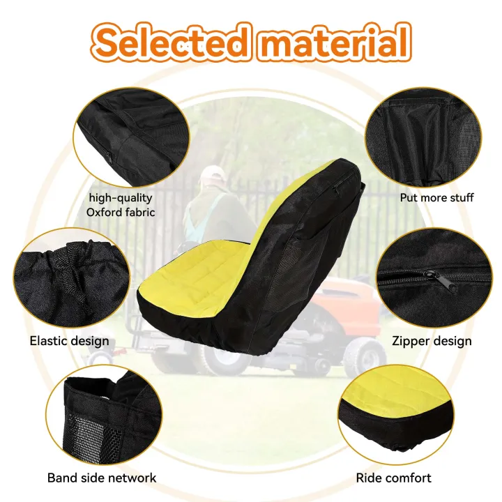 Riding%20Lawn%20Mower%20Cushioned%20Seat%20Cover%20LP92334%20for%20John%20Deere%20Mower%20Tractor%20&%20Gator%20Weatherproof%20Seats%20up%20to%2018"%20High%20Oxford%20300%20-%20Image%203