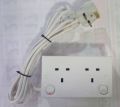 Heavy Duty Extension Cord - 3 Meter Wire Code Multi Plug - 13A Trailer Multi Socket. 