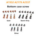 New Bottom Case Cover Screws For  MacBook Air A1932 A2179 A2337 D Case Gold Sliver Gray Replacement. 