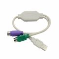 Dual PS2 Male To USB Female Converter Cable Adapter USB To Two PS/2 Use Interface For Mouse Keyboard Computer Cable & Connector. 
