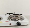 Hot Plate, Plated Stove - 2000W Portable Electric Stove for Cooking with 5 Levels Adjustable Temperature Double Coil Burner Cast Iron. 