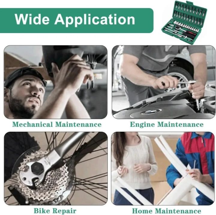 46Pcs%20Car%20Repair%20Tool%20Set,%201/4-Inch%20Drive%20Ratchet%20Wrench%20Kit,%20Metric%20Socket%20&%20Bit%20Set,Auto%20Maintenance%20Tools,for%20Car%20Maintenance%20-%20Image%203