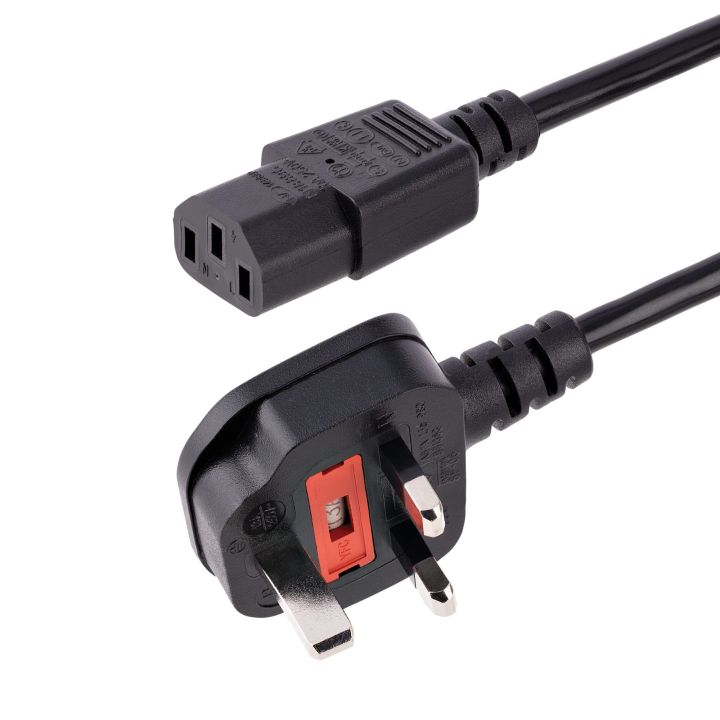 3p Computer Cable Computer Power Cable 3 Pin – Universal 3 Prong AC Power Cord for ...