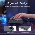 Kemove Mechanical Gaming Keyboard TMKB T63 ARGB Wired, Wireless 2.4GHz and Bluetooth Red Switches 60% Mechanical Gaming Keyboard. 