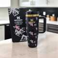 Stanley Tumbler X Love Shack Fancy Limited Edition Trendy Tumbler Stainless Steel Tumbler Travel Mug Gift for Girls Women. 