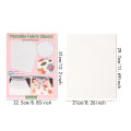 5pcs/10pcs Printable White Cotton Canvas Fabric for Inkjet Printer, A4 Size  Cloth for Image Printing. 