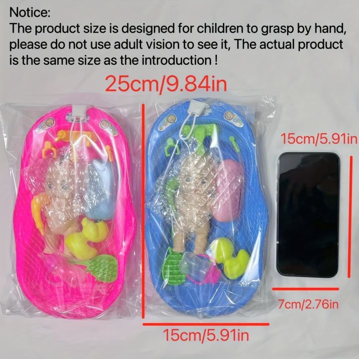 Realistic%20Baby%20Doll%20Bath%20Toys%20Little%20Newborn%20Doll%20Bath%20Set%20with%20Bathtub%20Shower%20Accessories%20Soap%20Duck%20Bottle%20for%20Kid%20Pretend%20Play%20-%20Image%203