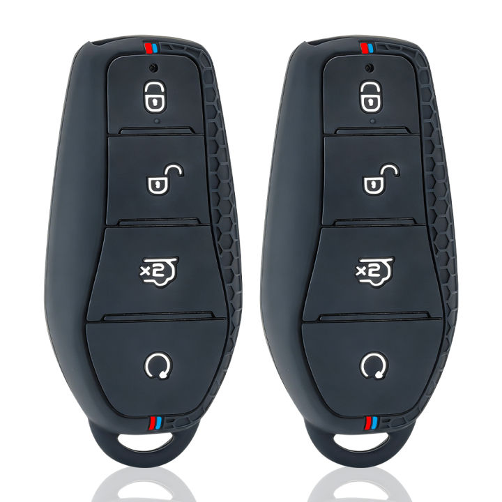 Silicone Car Remote Key Case Remote Key FOB Shell for BYD Atto 3 Han EV ...