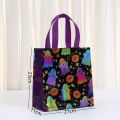 4-Piece Cartoon Printed Halloween Candy Packaging Bags For Holiday Party Party Shopping Bags Handheld Non-woven Bags.
