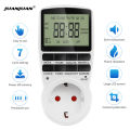 Electronic Digital Timer Switch 12/24 Hour Programmable Timing Socket 220V Kitchen Timer Outlet Time Control EU UK US AU FR Plug. 