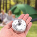 Mini Stove 40ml Aluminum Alcohol Burner with Small Stainless Steel Windshield Portable Camp Stove for Camping Hiking Survival.