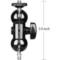 Super Clamp with 360° Mini Ball Head Quick Release Clamp Bracket Tripod Mount 1/4 Screw Clip for DSLR Camera  13 12 11. 