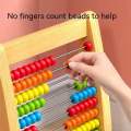 Wooden Abacus For Kids Mathematics Learn , Count, Addition, Multiplication, subtraction. 