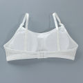 4pcs/Lot Teenage Girls Training Bras Seamless Middle High School Students Vest Bra Kids Children Back Buckle Bra Teens Underwear. 