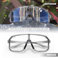 SCVCN Photochromic Sports Sunglasses Men Women Outdoor Travel Driving Glasses Fishing Hiking Camping Bike Cycling Eyewear.