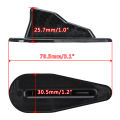 Car Roof Fin Car Spoiler Universal Tuning Roof Diffuser Shark Fins Spoiler Wing Kit Air Vortex Generator Carbon Fiber 10 PCS. 