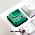 Adventure Time-Themed Bmo Light-Transmitting Mechanical Keyboard Attachment Keycap Single Personality Custom Creative Keycap Esc. 