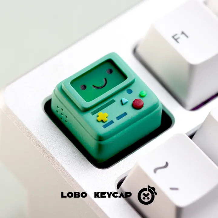 Adventure%20Time-Themed%20Bmo%20Light-Transmitting%20Mechanical%20Keyboard%20Attachment%20Keycap%20Single%20Personality%20Custom%20Creative%20Keycap%20Esc%20-%20Image%204