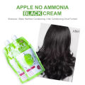 Apple Hair Color 96 Natural Black Ammonnia Free For Man and Woman 1000ml. 