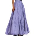 New Spring Summer Chiffon Skirts for Women Elegant Patchwork A-Line Long Skirt Woman Korean Chic High Waist Cake Midi Skirt. 