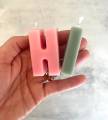 Letter Candles - birthday cake candles - custom name candle - personalized modern gift - Home Decor. 