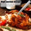 Turkey Baster Set Seasoning Sauce Injection Pump Stainless Steel Turkey Baster Syringe Meat Marinade Injector Needle for Kitchen.