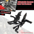 Motorcycle Carbon Fiber Adjustable Footrests Rear Set Footpeg Rearset Foot Peg Pedal For PANIGALE V4 Panigale V4S 2025.
