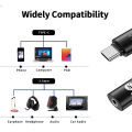 JCALLY JA3 Digital Audio Adapter TypeC to 3.5 Decoder Line CX31993 DAC USB C Audio Code Adapter. 