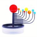 1Set Solar System Nine Planets Model Science Kit DIY Assembly Parent-child Interaction Planetarium Toy Educational Toy. 