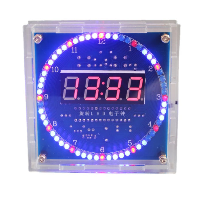 DIY%20Rotating%20Digital%20LED%20Display%20Module%20Alarm%20Electronic%20Digital%20Clock%20Kit%2051%20SCM%20Learning%20Board%205V%20DS1302%20-%20Image%202