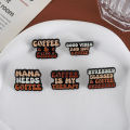 Good Vibes and Hot Coffee Enamel Pins Funny Quotes Coffee Is My Therapy Mama Needs Coffee Brooches Lapel Badge Jewelry .