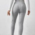 Women Striped Leggings Fitness Elastic Yoga Leggings High Waist Butt Lift Gym Trainning Tights Fashion Thread Slim Trousers. 
