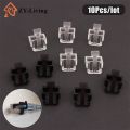 10Pcs Network Cable Crystal Head Buckle Replaceable RJ45 Plug Protective Cover Latch For RJ45 Cable Repaire Parts. 