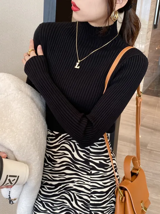 Elegant%20Solid%20Basic%20Knitted%20Tops%20Women%20Turtlneck%20Sweater%20Long%20Sleeve%20Casual%20Slim%20Pullover%20Korean%20Fashion%20Simple%20Chic%20Clothes%20-%20Image%203